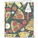 Seamless Pizza Slice Pattern Illustration Great Pizzeria Background 8  x 10  Softcover Notebook View1