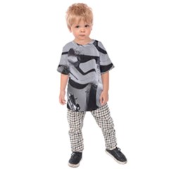 Stormtrooper Kids  Raglan T-shirt