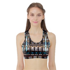 Catherine Spalace St Petersburg Sports Bra With Border by Cemarart