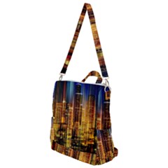 Skyline Light Rays Gloss Upgrade Crossbody Backpack by Cemarart