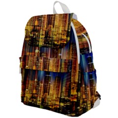 Skyline Light Rays Gloss Upgrade Top Flap Backpack by Cemarart