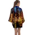 Skyline Light Rays Gloss Upgrade Long Sleeve Satin Kimono View2