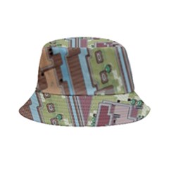 Arcade Game Retro Pattern Bucket Hat by Cemarart