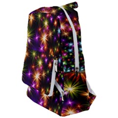 Star Colorful Christmas Xmas Abstract Travelers  Backpack by Cemarart