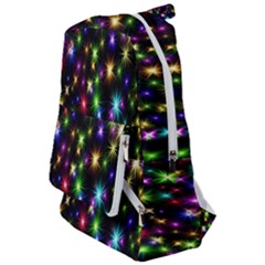 Star Colorful Christmas Abstract Travelers  Backpack by Cemarart