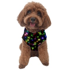 Star Colorful Christmas Abstract Dog Sweater by Cemarart