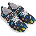 Big Set Cute Astronauts Space Planets Stars Aliens Rockets Ufo Constellations Satellite Moon Rover Men s Velcro Strap Shoes View3