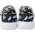 Big Set Cute Astronauts Space Planets Stars Aliens Rockets Ufo Constellations Satellite Moon Rover Men s Velcro Strap Shoes View4