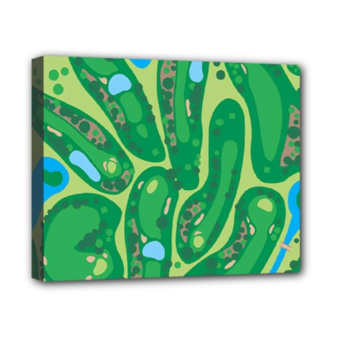 Golf Course Par Golf Course Green Canvas 10  X 8  (stretched) by Cemarart