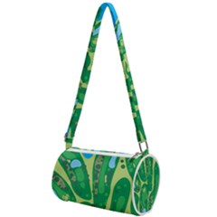 Golf Course Par Golf Course Green Mini Cylinder Bag by Cemarart