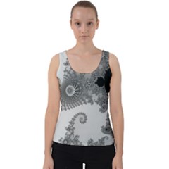 Males Mandelbrot Abstract Almond Bread Velvet Tank Top by Cemarart