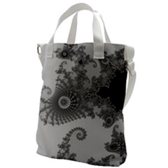 Males Mandelbrot Abstract Almond Bread Canvas Messenger Bag by Cemarart