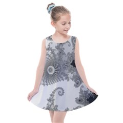 Males Mandelbrot Abstract Almond Bread Kids  Summer Dress