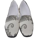 Males Mandelbrot Abstract Almond Bread Women s Classic Loafer Heels View1