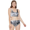 Males Mandelbrot Abstract Almond Bread Frilly Bikini Set View1