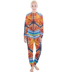 Tie Dye Peace Sign Women s Lounge Set by Cemarart