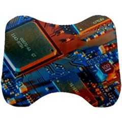 Gray Circuit Board Electronics Electronic Components Microprocessor Head Support Cushion