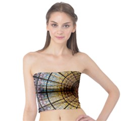 Barcelona Stained Glass Window Tube Top by Cemarart