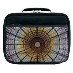 Barcelona Stained Glass Window Lunch Bag by Cemarart