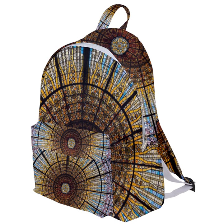 Barcelona Stained Glass Window The Plain Backpack