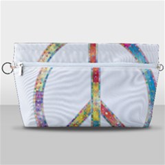 Flourish Decorative Peace Sign Handbag Organizer by Cemarart