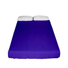 Ultra Violet Purple Fitted Sheet (full/ Double Size) by bruzer