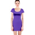 Ultra Violet Purple Short Sleeve Bodycon Dress View1