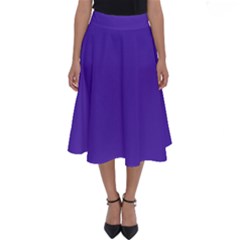 Ultra Violet Purple Perfect Length Midi Skirt by bruzer