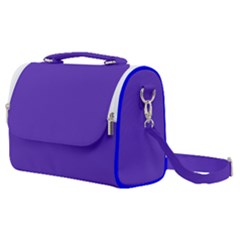 Ultra Violet Purple Satchel Shoulder Bag by bruzer