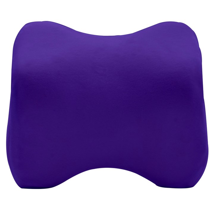 Ultra Violet Purple Velour Head Support Cushion