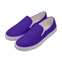 Ultra Violet Purple Women s Canvas Slip Ons by bruzer