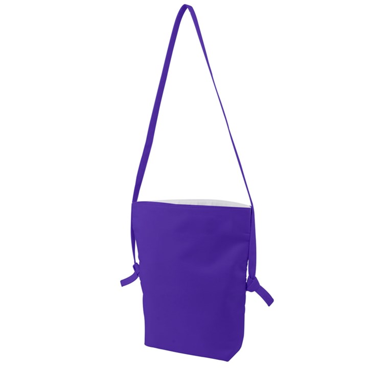 Ultra Violet Purple Folding Shoulder Bag