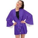 Ultra Violet Purple Long Sleeve Kimono View1