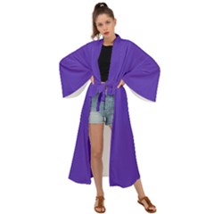 Ultra Violet Purple Maxi Kimono by bruzer