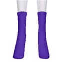 Ultra Violet Purple Crew Socks View1