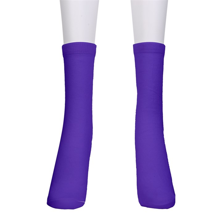 Ultra Violet Purple Crew Socks