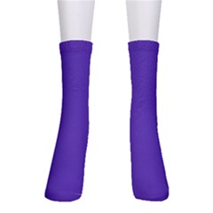 Ultra Violet Purple Crew Socks by bruzer