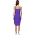 Ultra Violet Purple Wrap Frill Dress View4