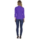 Ultra Violet Purple Women s One-Button 3/4 Sleeve Short Jacket View4