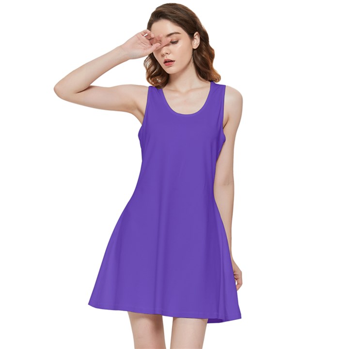 Ultra Violet Purple Inside Out Racerback Dress