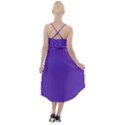 Ultra Violet Purple High-Low Halter Chiffon Dress  View2