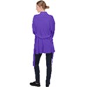 Ultra Violet Purple Long Sleeve Velvet Kimono  View2