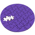 Ultra Violet Purple Wooden Puzzle Round View3