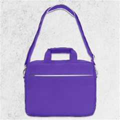 Ultra Violet Purple Macbook Pro 13  Shoulder Laptop Bag  by bruzer