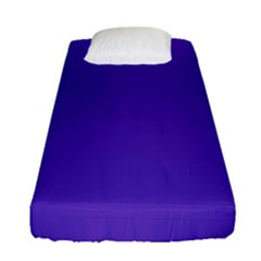 Ultra Violet Purple Fitted Sheet (single Size) by bruzer