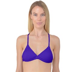 Ultra Violet Purple Reversible Tri Bikini Top