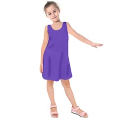 Ultra Violet Purple Kids  Sleeveless Dress