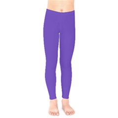 Ultra Violet Purple Kids  Classic Winter Leggings by bruzer