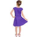 Ultra Violet Purple Kids  Short Sleeve Dress View2