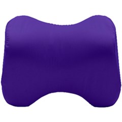 Ultra Violet Purple Head Support Cushion by Patternsandcolors